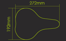 saddle size